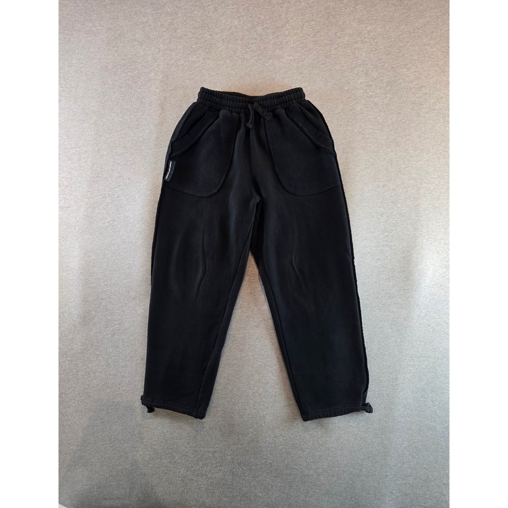 Named Collective Sweatpants Women Small Black Organic Cotton Streetwear Joggers